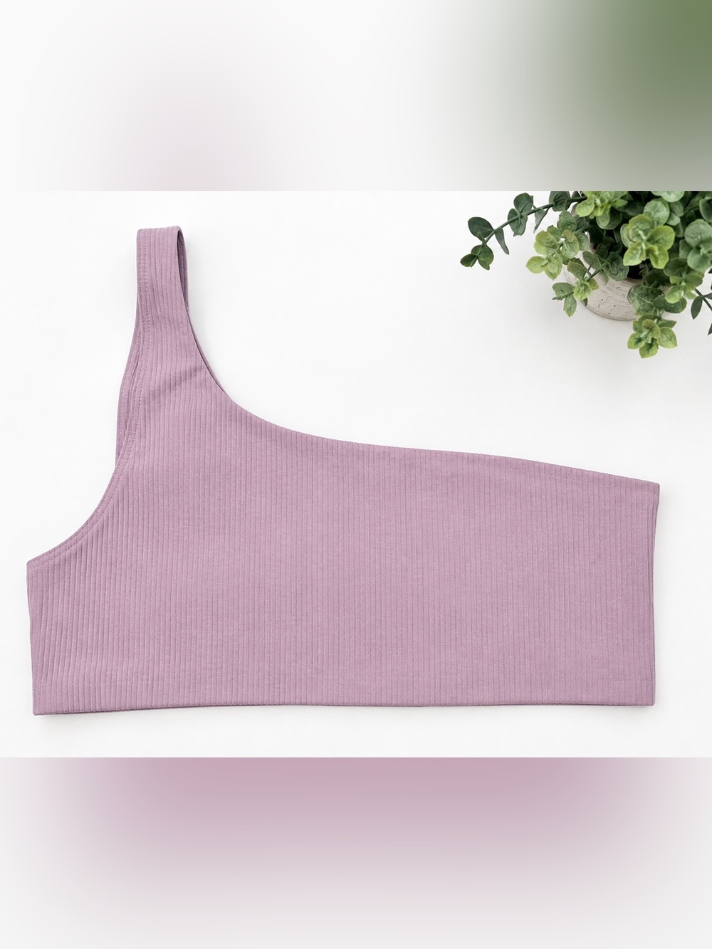 Lululemon Ribbed Nulu Asymmetrical Yoga Bra *Light Support, A/B Cup Size 10
